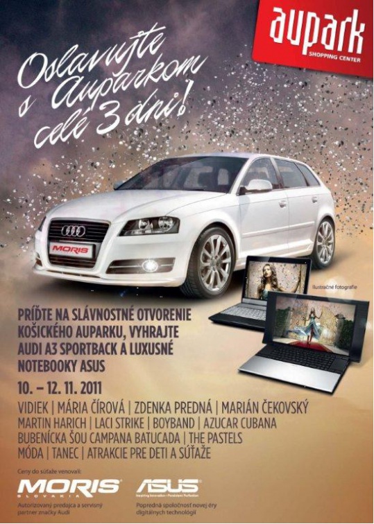 aupark otvorenie