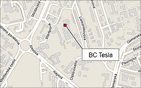 Business Centrum TESLA - lokalita