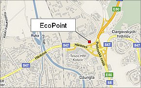 EcoPoint Košice - lokalita