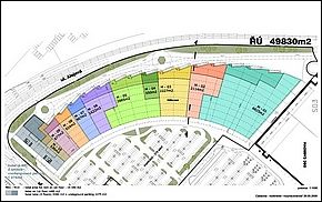 Mapa - Obchodno - Cassovia - 2. etapa Košice