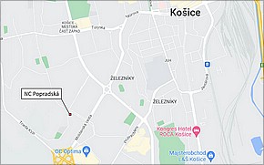 NC Popradská - Lokalita