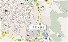 I.P.R. Košice - lokalita