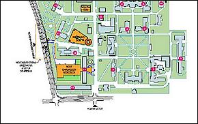 Mapa - Nový chirurgický monoblok Košice