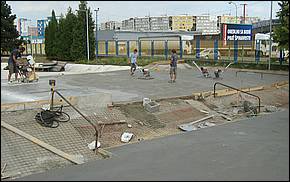 Betonový skatepark Košice