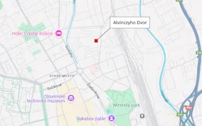 Alvinczyho Dvor Košicea - Lokalita