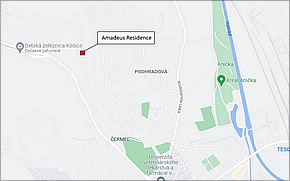 Amadeus Residence Košice - Lokalita