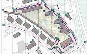 Situácia stavby - Obytný súbor Park Anička Košice