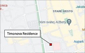 Timonova Residence Košice - Lokalita