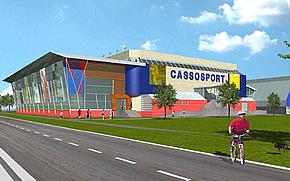 Športové centrum Cassosport vizualizácia