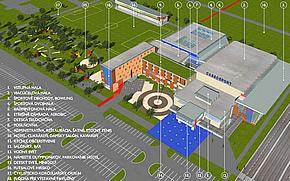 Športové centrum Cassosport vizualizácia